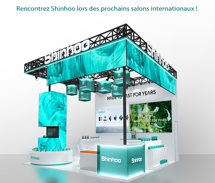 Rencontrez Shinhoo lors des prochains salons internationaux !