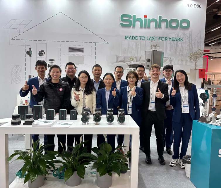 Shinhoo conclut sa participation au salon ISH 2025 de Francfort